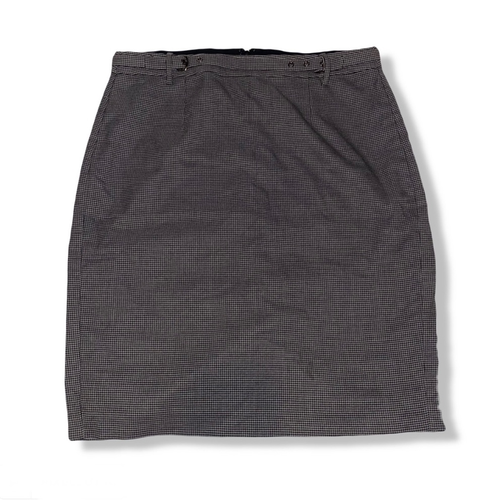 Black and White checkered Banana Republic Pencil Skirt